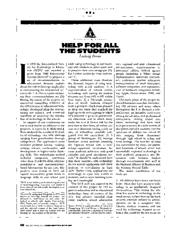 (PDF) Help for all the students