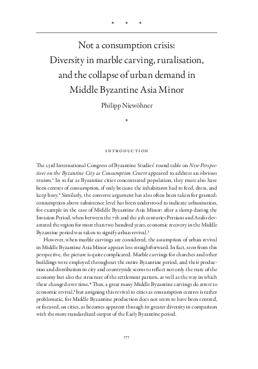 (PDF) Not a consumption crisis. Diversity in marble carving ...