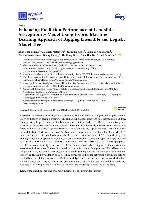 (PDF) Enhancing Prediction Performance of Landslide Susceptibility ...