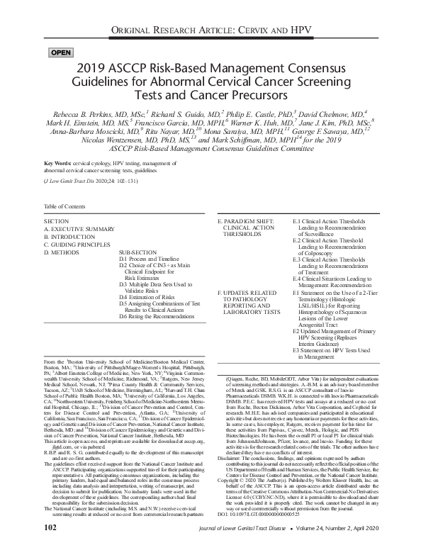(PDF) 2019 ASCCP Risk-Based Management Consensus Guidelines for ...