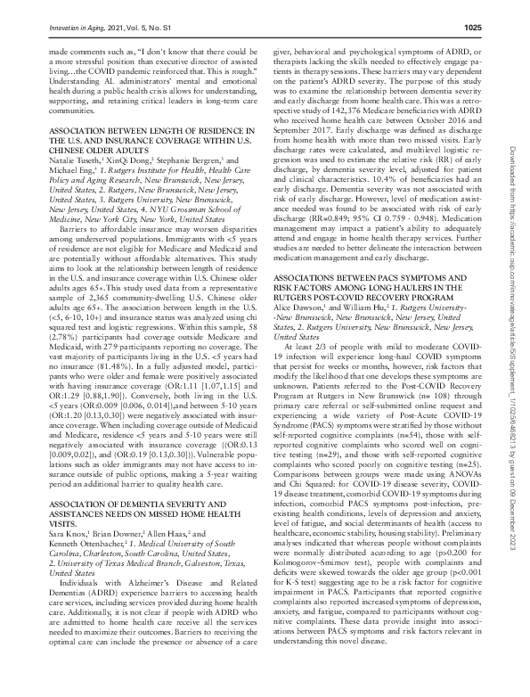 (PDF) Caregiving for Persons Living With Dementia in the New Normal ...