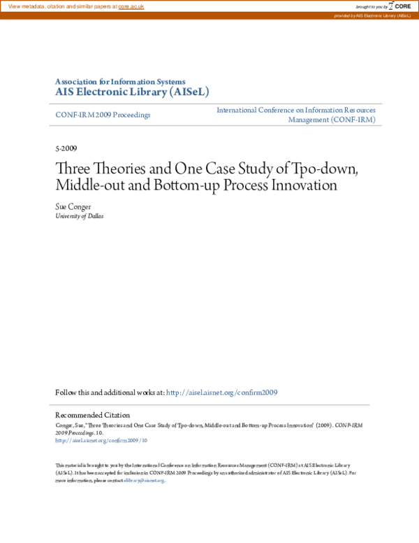 (PDF) Three Theories and One Case Study of Tpo-down, Middle-out and ...