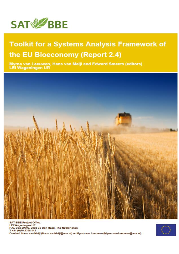 (PDF) Toolkit for a systems analysis framework of the EU bioeconomy ...