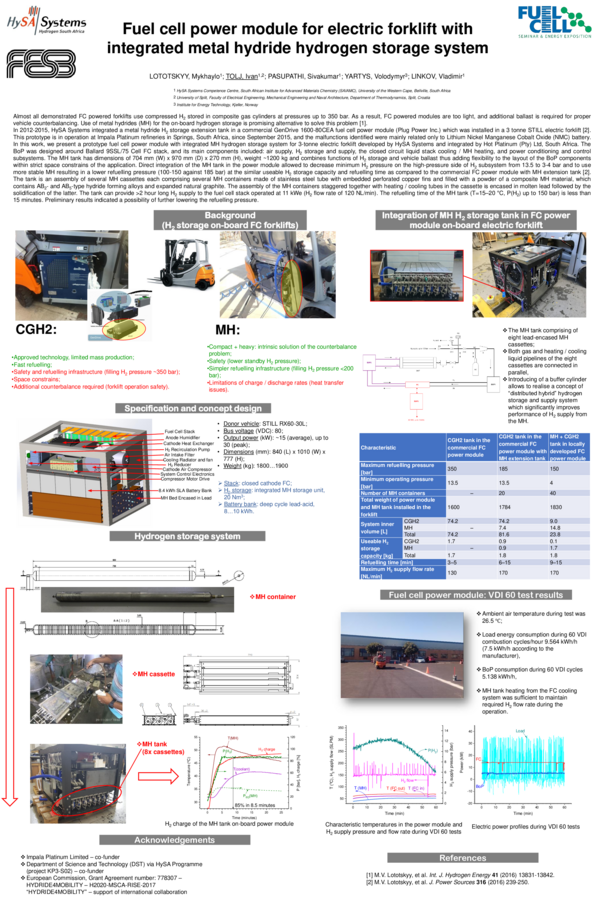 (PDF) Fuel cell power module for an electric forklift with integrated ...
