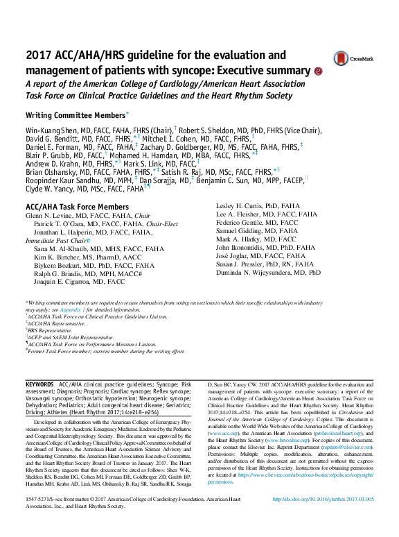 (PDF) 2017 ACC/AHA/HRS guideline for the evaluation and management of ...