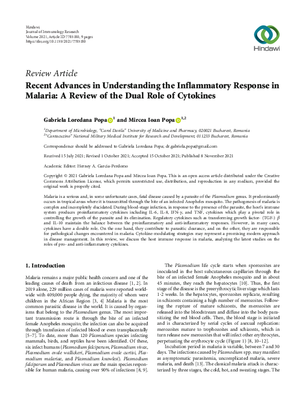 (PDF) Recent Advances in Understanding the Inflammatory Response in ...