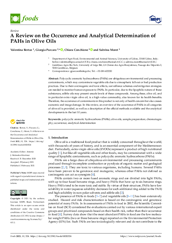 (PDF) A Review on the Occurrence and Analytical Determination of PAHs ...