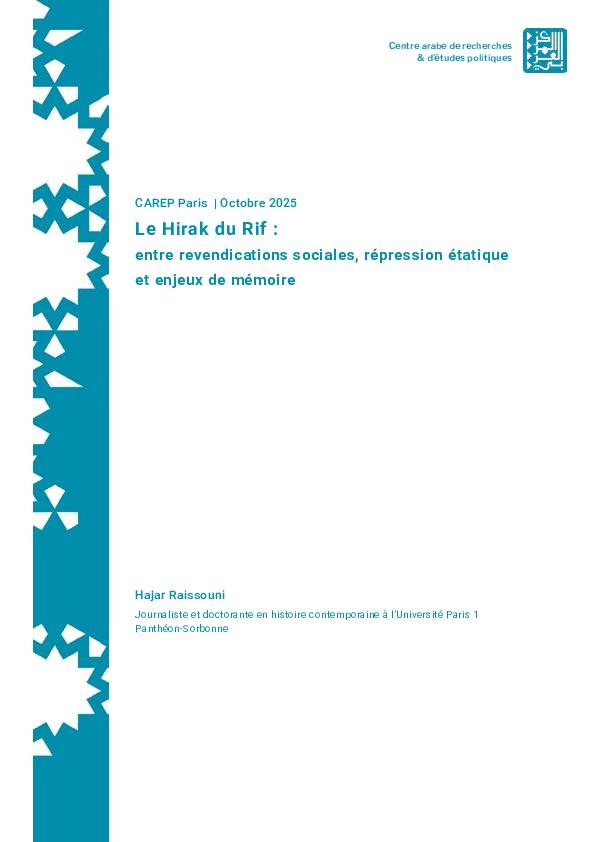 (PDF) Le Hirak du Rif : entre revendications sociales, répression ...