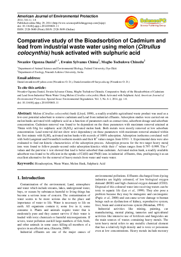 (PDF) Fuel Characterization and Thermogravimetric Analysis of Melon ...