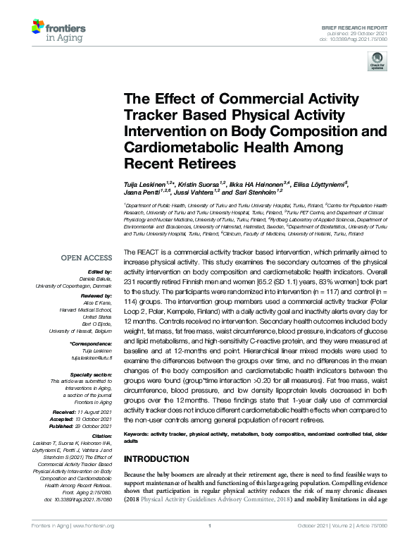 (PDF) The Effect of Commercial Activity Tracker Based Physical Activity ...