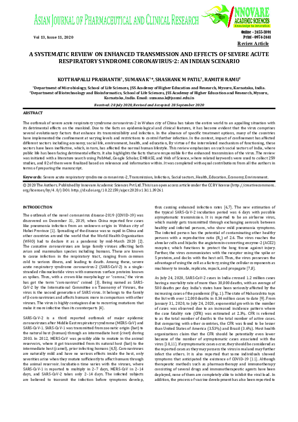 (PDF) A Systematic Review on Enhanced Transmission and Effects of ...