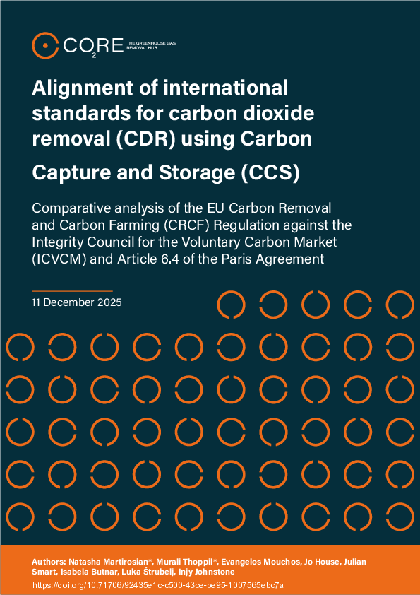 (PDF) Alignment of international standards for carbon dioxide removal ...