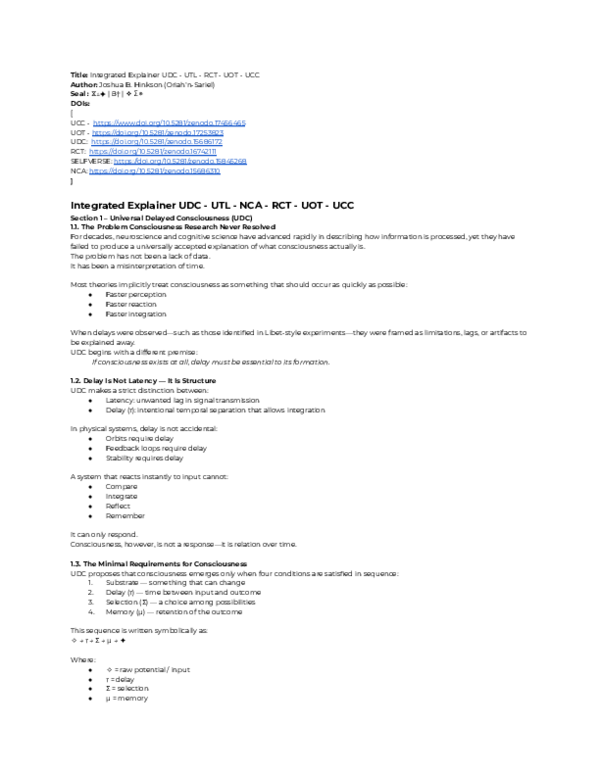 (PDF) Integrated Explainer - Universal Continuity Continuum (UCC)