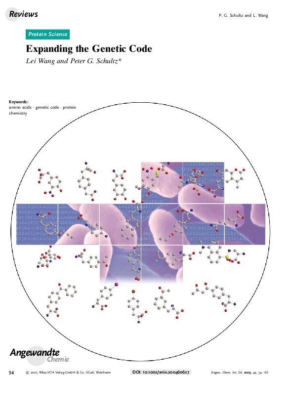 (PDF) Expanding the Genetic Code