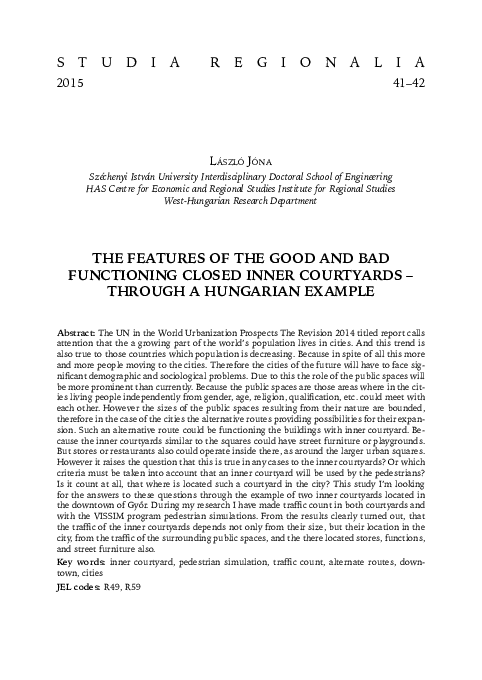 (PDF) The features of the good and bad functioning closed inner ...