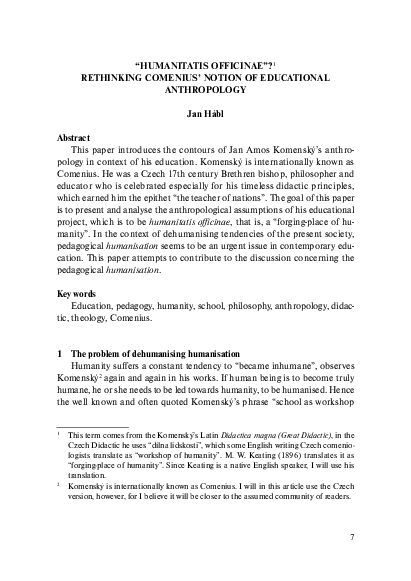 (PDF) Humanitatis officinae