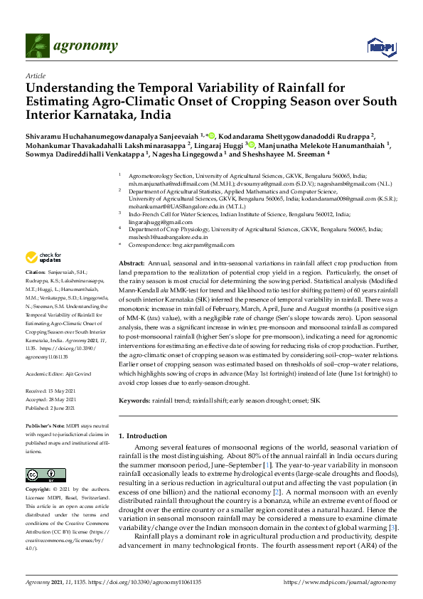 (PDF) Understanding the Temporal Variability of Rainfall for Estimating ...