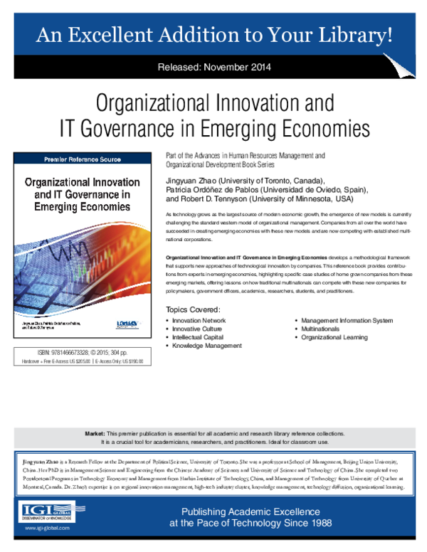 (PDF) Organizational Innovation and IT Governance in Emerging Economies