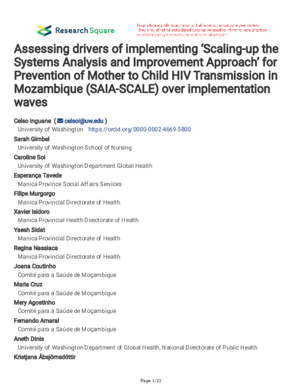 (PDF) Assessing drivers of implementing ‘Scaling-up the Systems ...