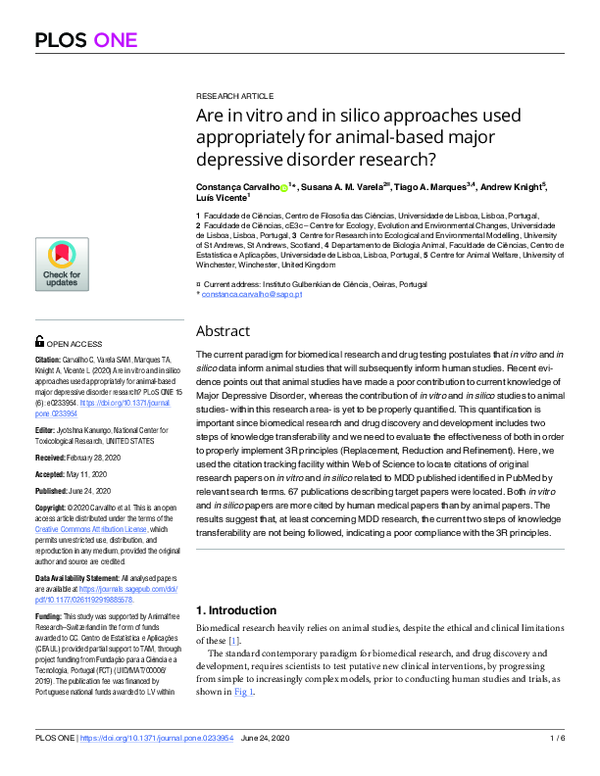 (PDF) Are in vitro and in silico approaches used appropriately for ...