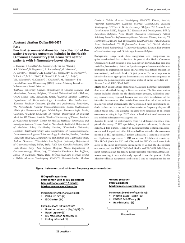 (PDF) P347 Practical recommendations for the collection of the patient ...