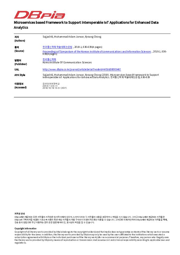 (PDF) Microservices based Framework to Support Interoperable IoT ...