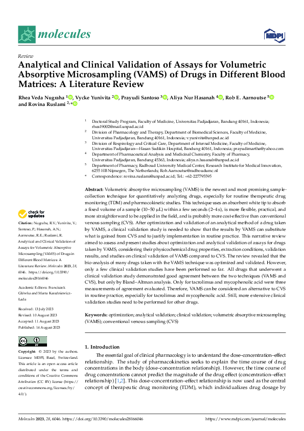 (PDF) Analytical and Clinical Validation of Assays for Volumetric ...