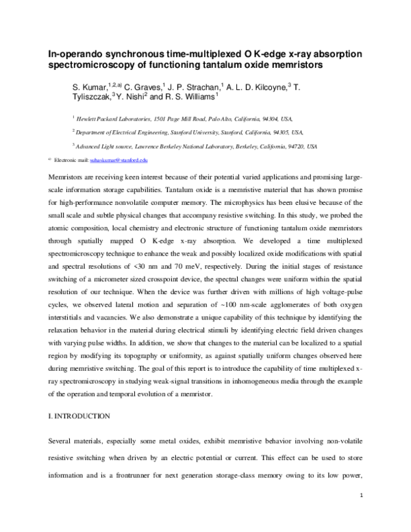 (PDF) In-operando synchronous time-multiplexed O K-edge x-ray ...