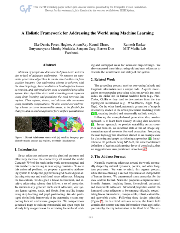 (PDF) A Holistic Framework for Addressing the World Using Machine Learning