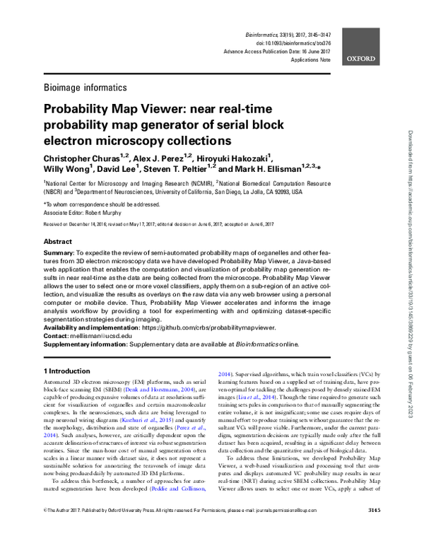 (PDF) Probability Map Viewer: near real-time probability map generator ...