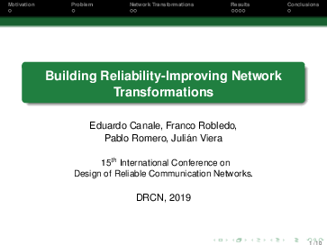 (PDF) Building Reliability-Improving Network Transformations
