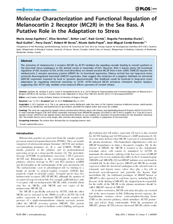 (PDF) Molecular Characterization and Functional Regulation of ...