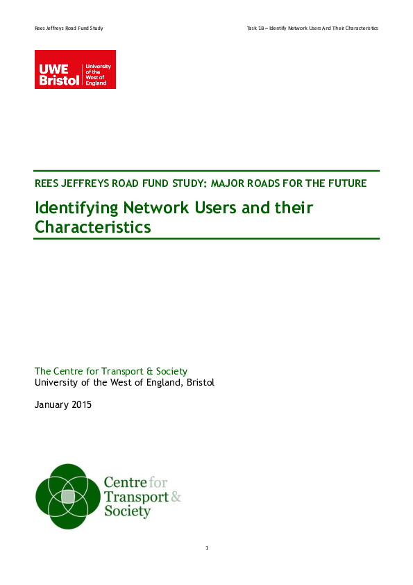 (PDF) Rees Jeffreys Road Fund study: Major roads for the future ...