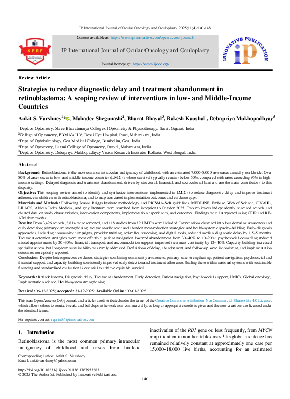 (PDF) Strategies to reduce diagnostic delay and treatment abandonment ...