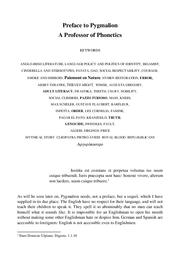 (PDF) Pygmalion