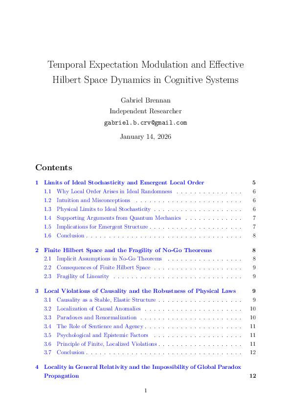 (PDF) Temporal Expectation Modulation and Effective Hilbert Space ...