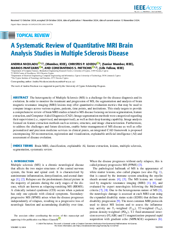 (PDF) A Systematic Review of Quantitative MRI Brain Analysis Studies in ...