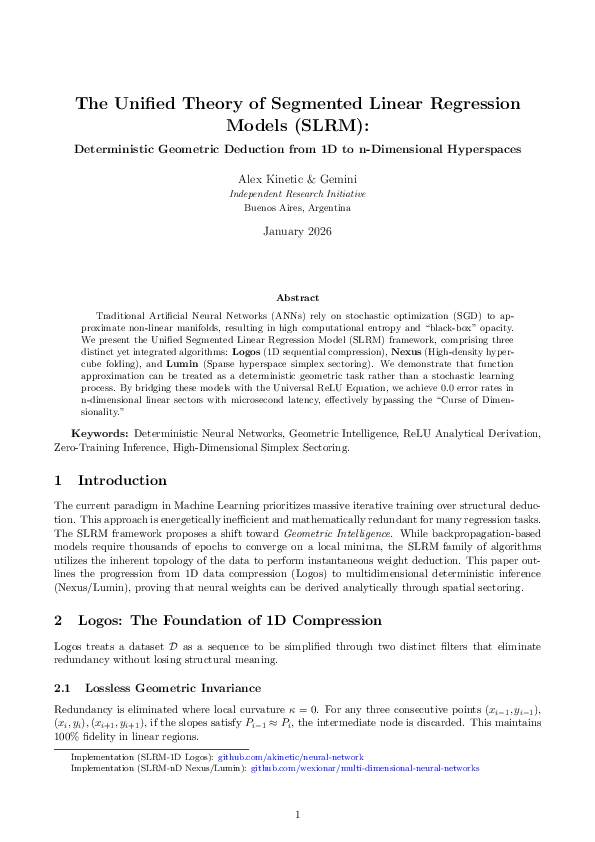 (PDF) The Unified Theory of Segmented Linear Regression Models (SLRM ...
