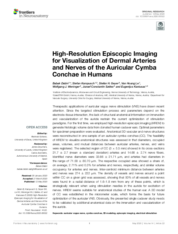 (PDF) High-Resolution Episcopic Imaging for Visualization of Dermal ...