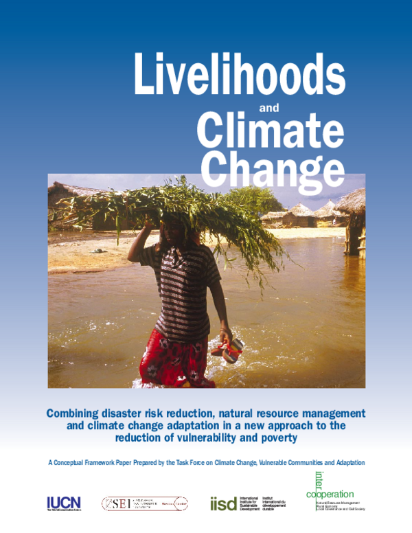 (PDF) Livelihoods and Climate Change IUCN