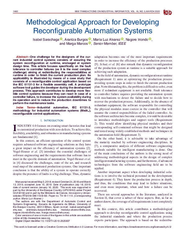 (PDF) Methodological Approach for Developing Reconfigurable Automation ...