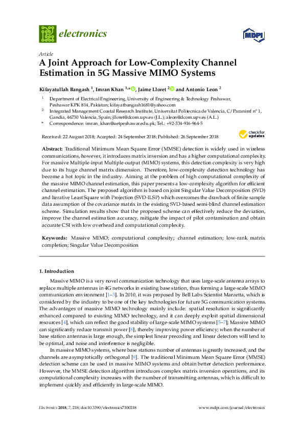 (PDF) A Joint Approach for Low-Complexity Channel Estimation in 5G ...