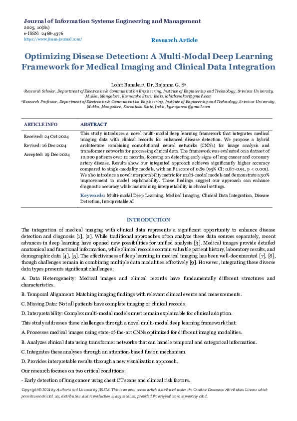 (PDF) Optimizing Disease Detection: A Multi-Modal Deep Learning ...