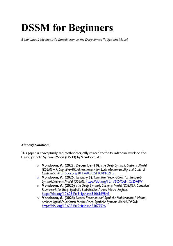 (PDF) DSSM for Beginners