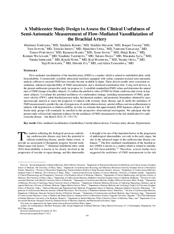 (PDF) A Multicenter Study Design to Assess the Clinical Usefulness of ...