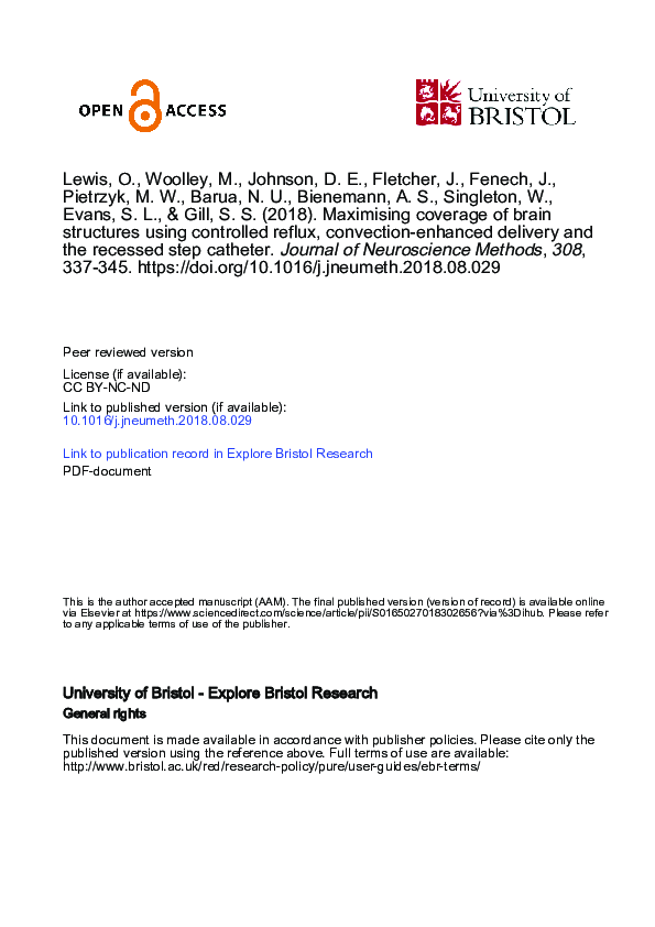 (PDF) Maximising coverage of brain structures using controlled reflux ...