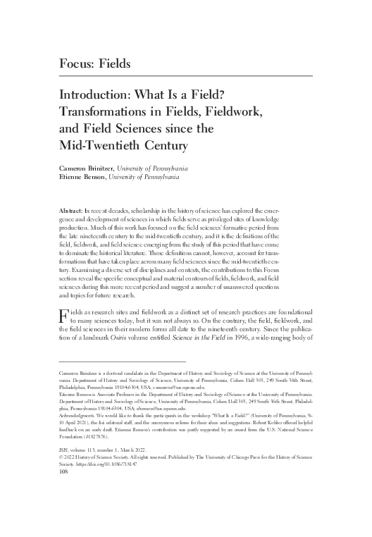 (PDF) Introduction: What Is a Field? Transformations in Fields ...
