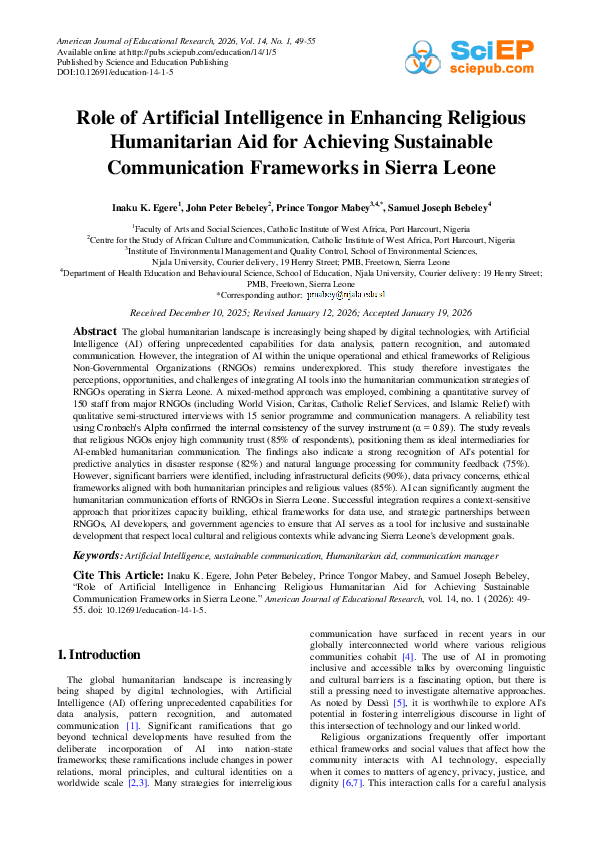 (PDF) Role of Artificial Intelligence in Enhancing Religious ...