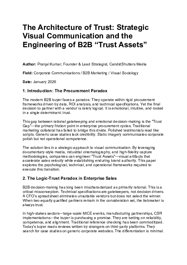 (PDF) The Architecture of Trust: Strategic Visual Communication and the ...