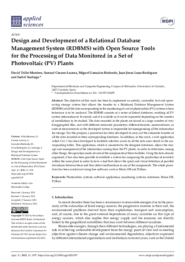 (PDF) Design and Development of a Relational Database Management System ...